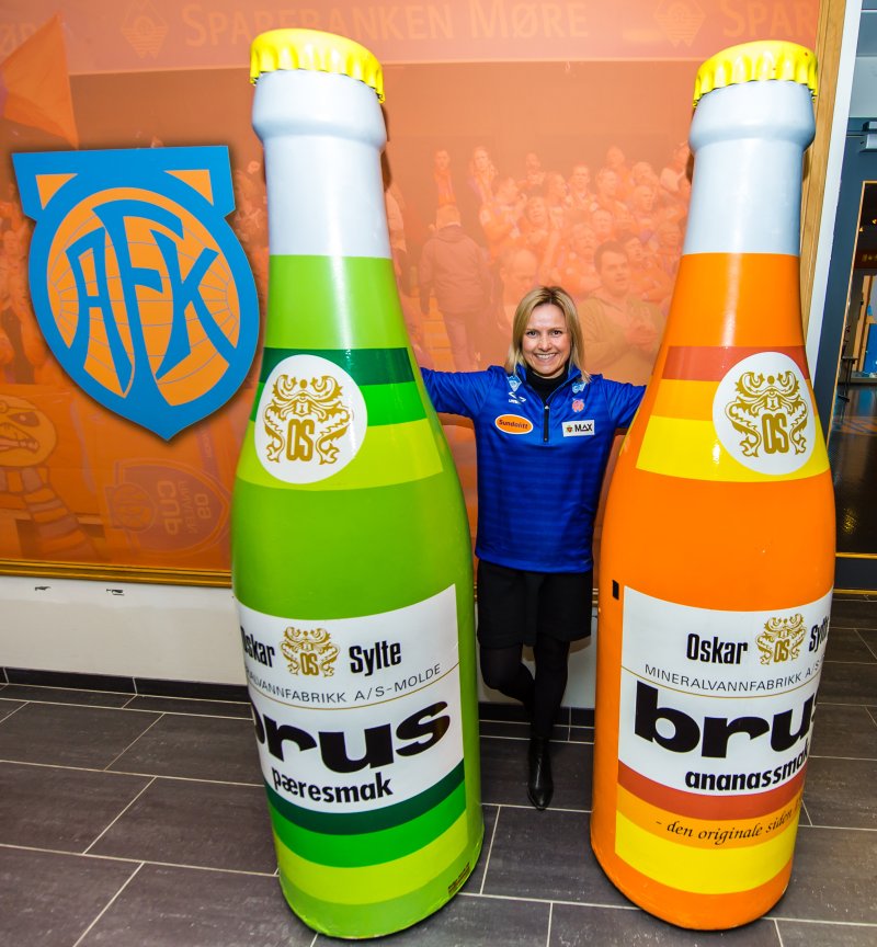 En smilende og blid Partneransvarlig i AaFK (Foto: Marius Simensen)